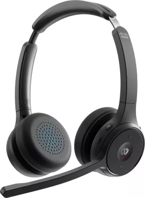 Kufje pa tela Cisco HS-WL-722, Bluetooth, Webex Button, USB-A, Carbon Black