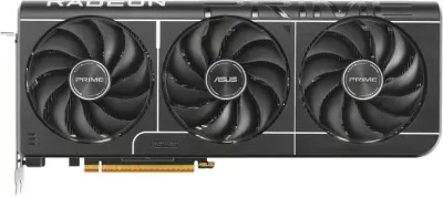 Kartë grafike, Asus, Prime Radeon RX 9070 XT OC 16G (90YV0L71-M0NA00), 16GB, 256-bit, 2.5-slot, trefishë fans
