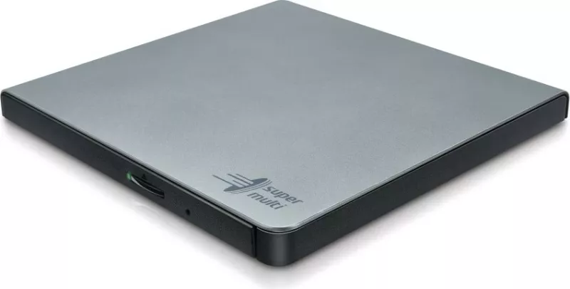 DVD-Writer portabël Hitachi-LG Slim, USB 2.0, Silver