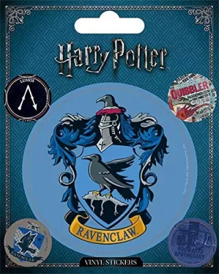 Stiker vinili Pyramid International Harry Potter Ravenclaw 10x12.5 cm, blu