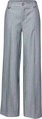 Pantallona për femra Street One Straight Leg Herringbone 380687, të kaltër të çelëta [Madhësia: W36 L32]