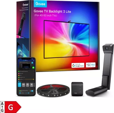 Ndriçim prapa TV Govee Envisual TV Backlight 3 Lite H6097 për 40-50"