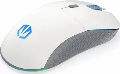 Maus Endorfy GEM Plus Wireless EY6A015 26000 DPI RGB 2.4GHz/USB 6 butona Onyx White, i bardhë