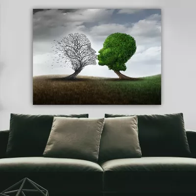 Pikturë dekorative në kanavacë, Wallity, 547593979_70100, shumëngjyrëshe, 70x100cm