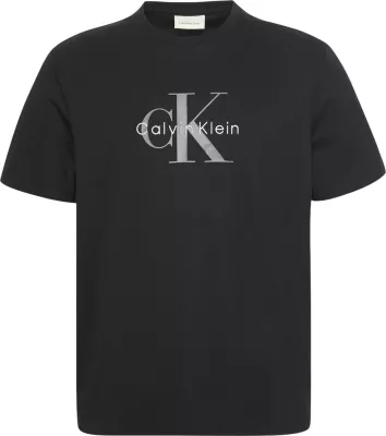 Maicë për meshkuj Calvin Klein Jeans SS Hero Monologo Tee LV04RB862G, e zezë