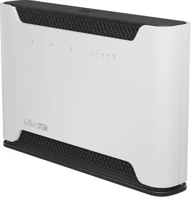 Router tavoline MikroTik Chateau LTE12, Wi-Fi 5 (802.11ac), Dual-band (2.4 GHz / 5 GHz), Ethernet LAN, 3G, i zi, i bardhë