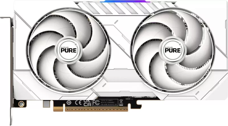 Kartë grafike Sapphire PURE RX 9060 XT GAMING OC, 16 GB, e bardhë