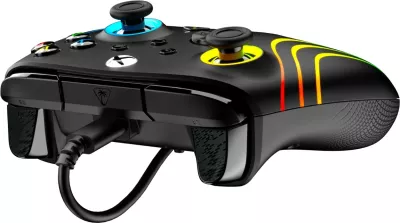 Kontroller me kabllo Turtle Beach Afterglow Wave për Xbox/PC, RGB, i zi