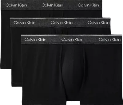 Të brendshme trunk 3-palëshe Calvin Klein LV00NB4575 për meshkuj, të zeza [Madhësia: S]