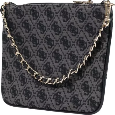 Çantë krahu për femra Guess Flat Pouch PW7561 P6274, antracit