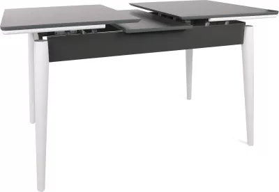 Tavolinë ngrënie me zgjatje, Skye Decor, anthracite dhe e bardhë, Sigma - 992