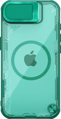 Mbështjellës Nillkin Iceblade Prop Magnetic për iPhone 16e, me kapak kamere dhe mbajtëse, Jeshil