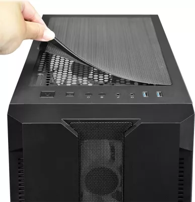 Kasë kompjuteri Chieftec GS-01B-OP, e zezë