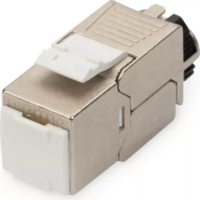 Keystone modul Cat. 6A Digitus DN-93617-24, shielded, intelligent cable manager, set 24 copë, argjendtë