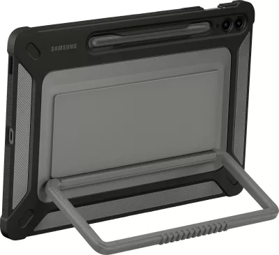 Mbështjellës Samsung Galaxy Tab S9 FE+ i zi, me pen loop dhe stand mode