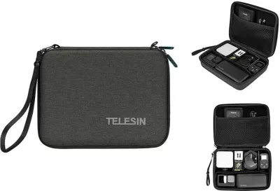Mbështjellës Telesin GP-PRC-213-B për kamera sportive, ngjyrë e zezë
