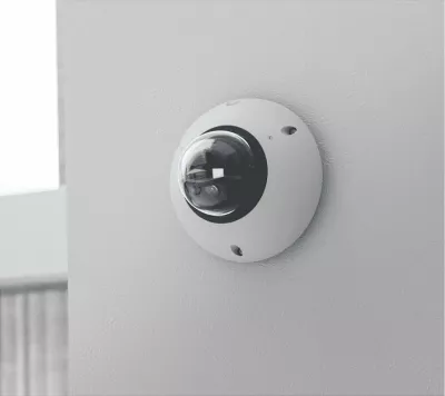 Kamerë sigurie IP Ubiquiti G6 Dome, 4K 8MP, PoE, IP66 IK10, e bardhë