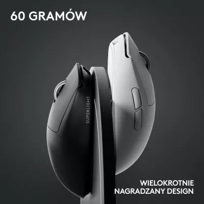 Maus Logitech G PRO X SuperLight 2 910-006630, Wireless LIGHTSPEED, HERO 2, 32000 DPI, 60 g, i zi