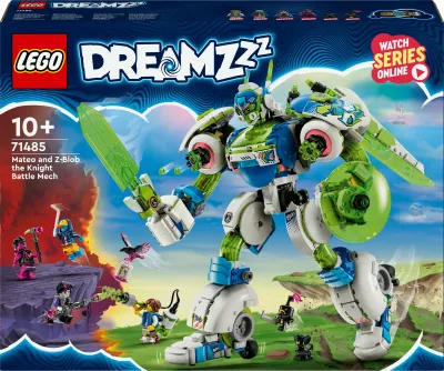 Set ndërtimi LEGO DREAMZzz 71485 Mateo dhe Z-Blob Mech Kalorësi, shumëngjyrësh