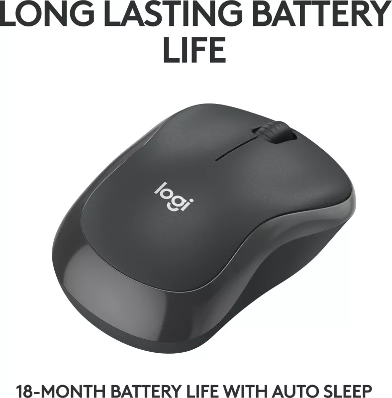 Maus Logitech M240, Ambidextrous, Bluetooth, Graphite