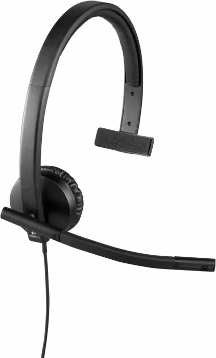 Kufje Logitech H570e (981-000571), mono, USB, me mikrofon, zi