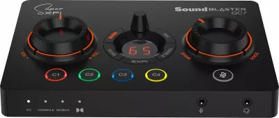 Kartë zëri ekstern Creative Sound Blaster GC7 (70SB185000000) 24-bit/192kHz USB-C 7.1 virtual, e zezë
