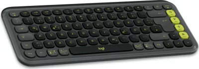 Tastierë dhe Maus Logitech POP ICON COMBO, Wireless, Bluetooth, QWERTZ, Graphite, Green