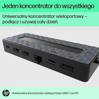 Hub HP universal, Ethernet LAN, 7 porte, USB-C, i zi