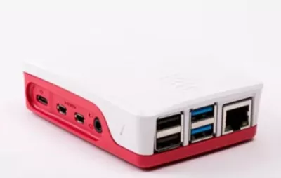 Kasë Raspberry Pi 1876751, Raspberry Pi, e kuqe, e bardhë