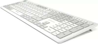Tastierë Sharkoon OfficePal K30W, DE Layout, Rubberdome, e bardhë