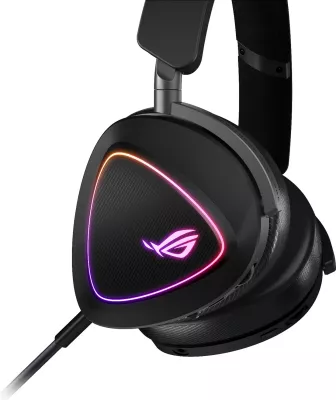 Kufje gaming ASUS ROG DELTA II, tri-modesh, RGB, wireless & me kabllo, e zezë