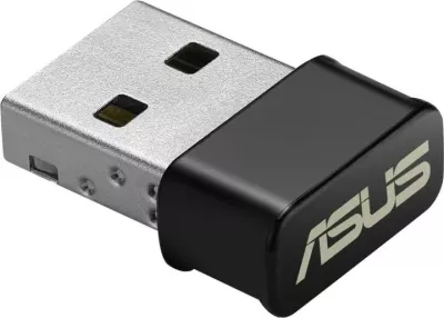 Adapter Wi‑Fi USB, Asus USB-AC53 Nano, AC1200 dual-band, MU-MIMO, zi/gri