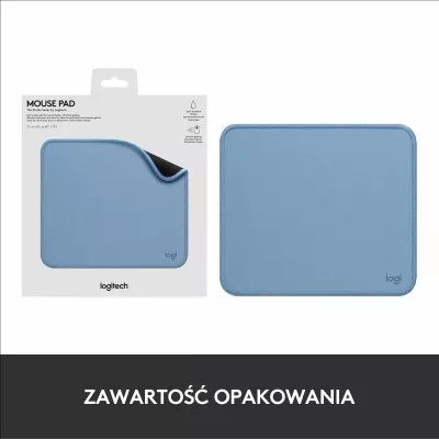 Mauspad Logitech Studio Series 956-000051 23x20cm trashësi 0.3cm, Blue Grey
