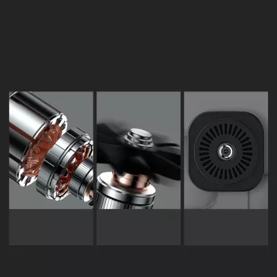 Kompresor mini për goma Baseus CRCQ000001, 12V, 120W, i zi
