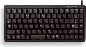 Tastierë Cherry G84-4100, Mini, Me kabllo, USB, QWERTY, E zezë