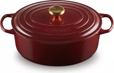 Enë pjekjeje ovale Le Creuset Signature Roaster 31cm rhone