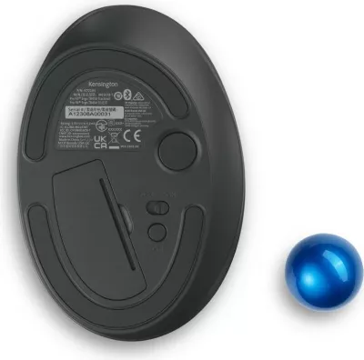 Trackball Kensington Pro Fit Ergo TB450, RF Wireless + Bluetooth, 1600 DPI, Zi, Blu