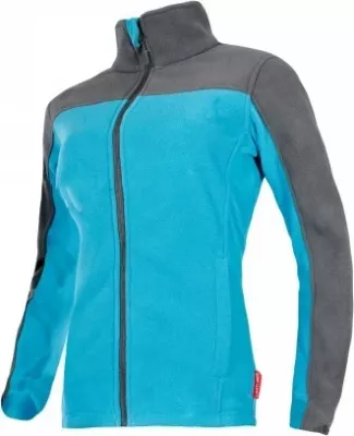 Xhaketë fleece për femra Lahti Pro L4010302, madhësi M, turkeze/gri