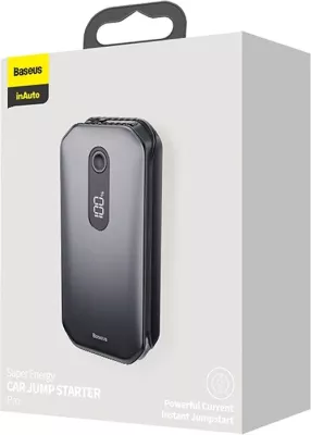 Startues makine/powerbank Baseus Super Energy Pro CRJS03-01, 12000mAh 1000A, USB/USB-C, e zezë