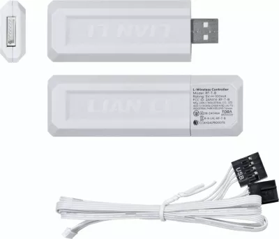Ventilator PC Lian Li UNI FAN SL-INF120 ARGB Wireless Reverse Blade 120mm PWM 12RSLIN1W3W, set 3 copë, i bardhë