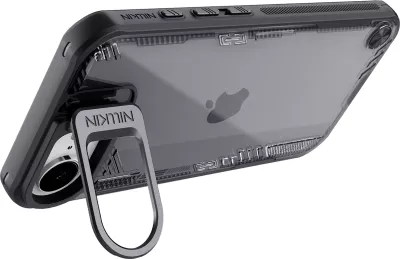 Mbështjellës Nillkin Iceblade Prop për iPhone 16e, me qëndrim, i zi