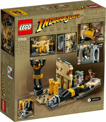 Set ndërtimi LEGO Indiana Jones 77013, Escape from the Lost Tomb, shumëngjyrësh