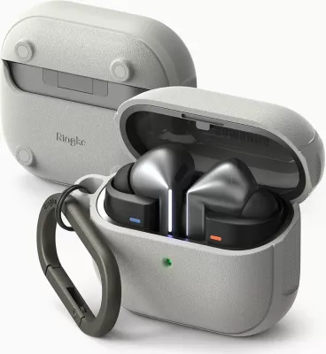 Mbështjellës Ringke Onyx MagSafe për Samsung Galaxy Buds 3 / 3 Pro, Gri