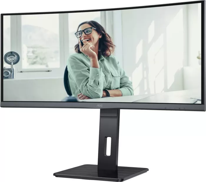 Monitor i lakuar AOC CU34P3CV 34\" UWQHD VA 100Hz, USB-C 65W, KVM, RJ45, i zi