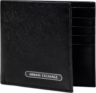 Portofol për meshkuj Armani Exchange XM000168 AF12702, i zi