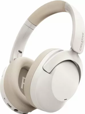 Kufje Creative Zen Hybrid 2 51EF1140AA000, Bluetooth 5.2, ANC, 49h, krem