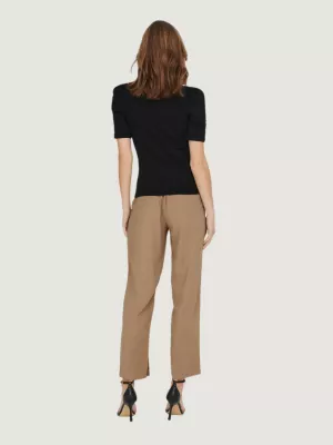Maicë për femra Only ONLLIVE LOVE 2/4 PUFFTOP JRS NOOS 15282484, e zezë [Madhësia: XL]