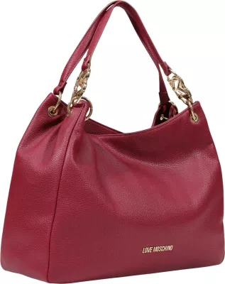 Çantë shpatulle Love Moschino JC4014PP, vjollcë rrushi