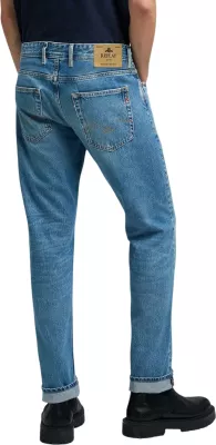 Xhinse slim për meshkuj Replay STRAIGHT MA972 .000.886 0C2, blu denim e çelët [Madhësia: W29 L32]