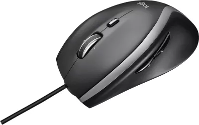 Maus Logitech M500s me kabëll USB 4000 DPI, zi